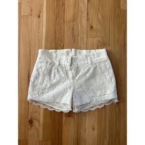 Miss Grant White Lace Shorts Coquette Regency Cottagecore (Youth size 11-12)